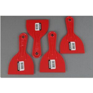 Four Allway 4” solvent proof putty knives. you get all 4 knives pictured